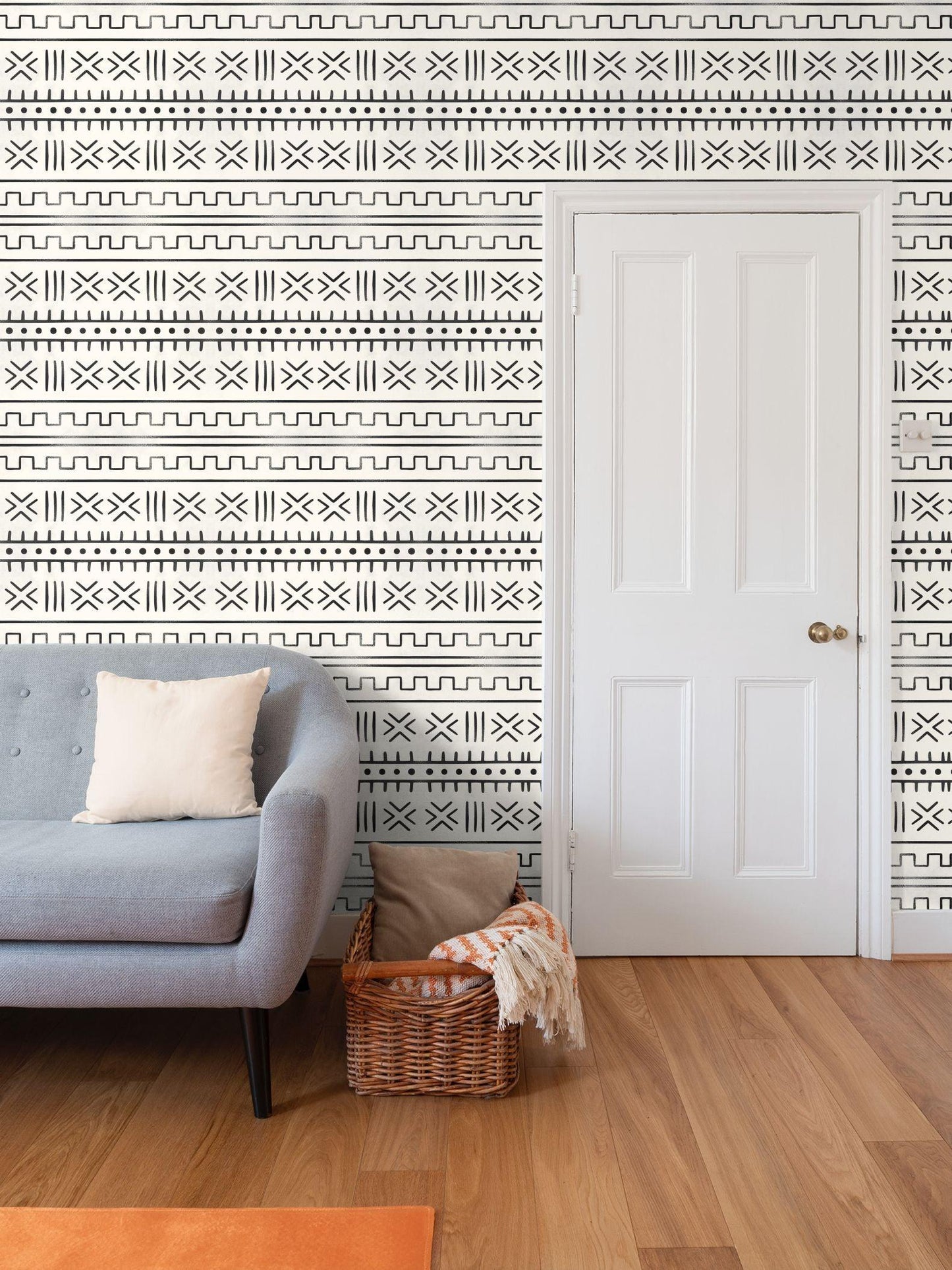 Tribal Wallpaper (Mono) - Home Sweet Soul