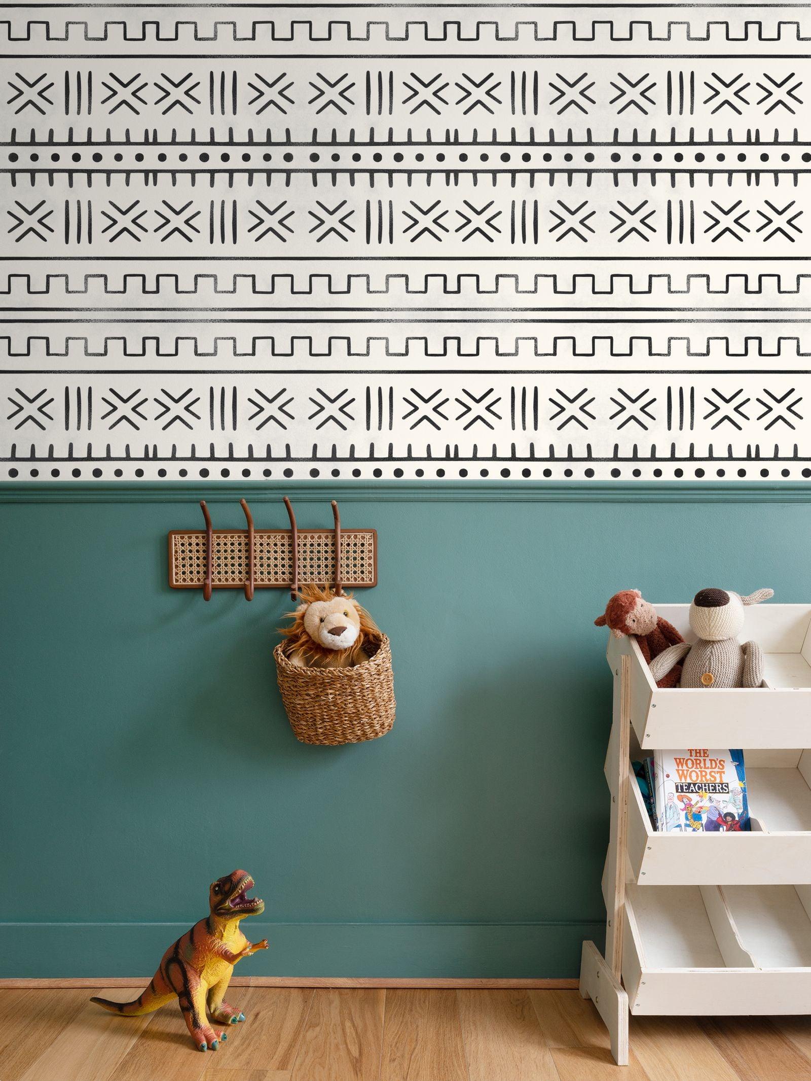 Tribal Wallpaper (Mono) - Home Sweet Soul
