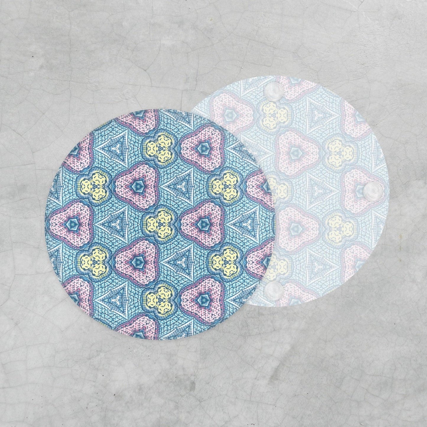 Glass Coaster Blue 4 - Home Sweet Soul