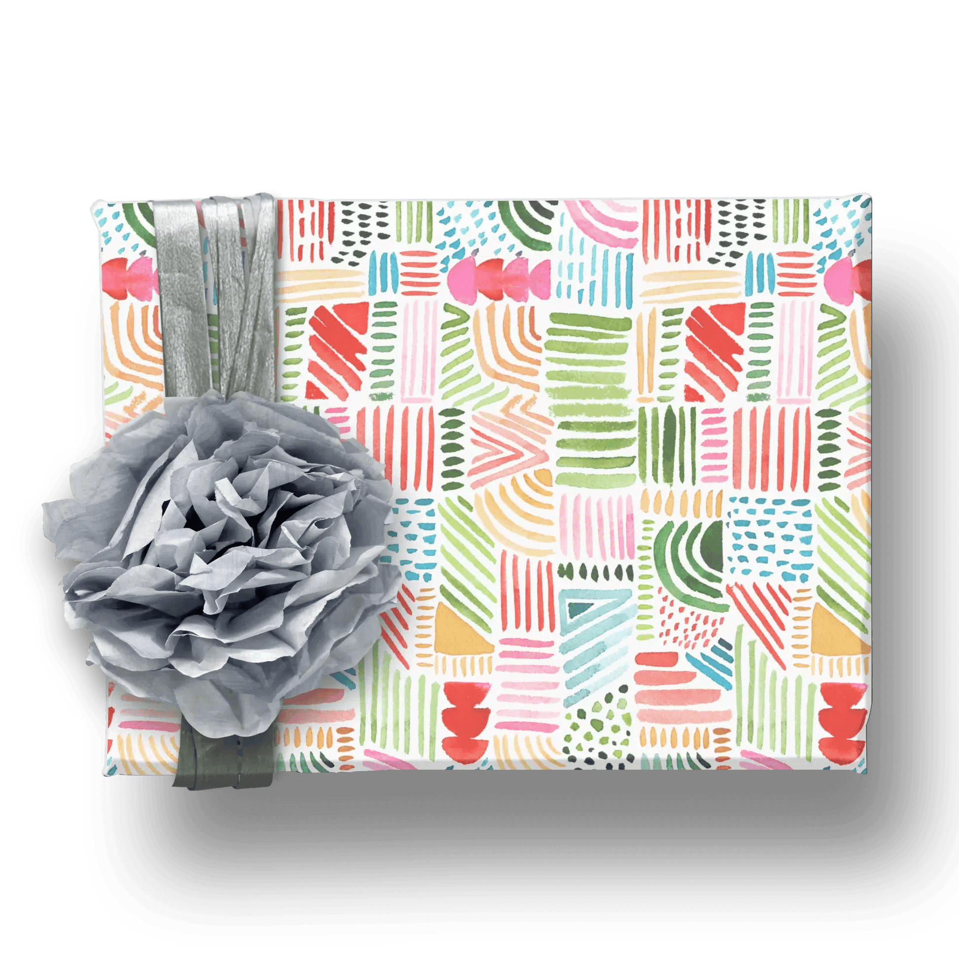 Afro Boho Stripes Gift Wrapping Paper - Home Sweet Soul